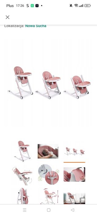 Krzesełko do karmienia