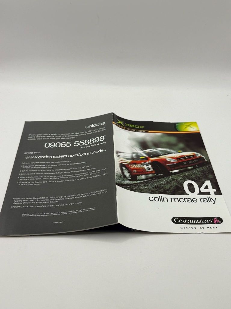 Colin Mcrae Rally 04 3xA Xbox nr 9671
