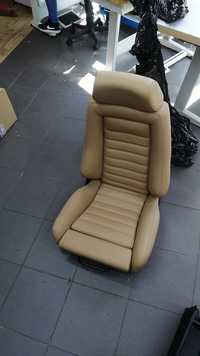 Fotele przednie Bmw e24 e30 e28 628csi 635csi recaro obszyte na nowo