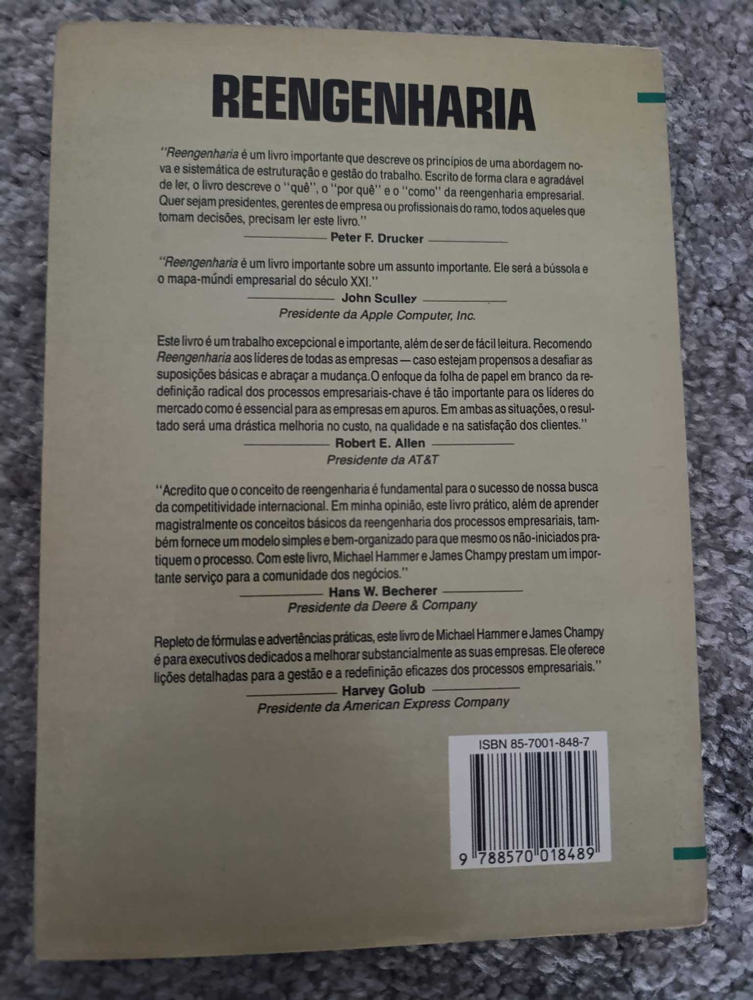 Reengenharia: Revolucionando a Empresa [portes incluídos]