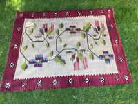 Art Deco Stary z Kresów Kilim