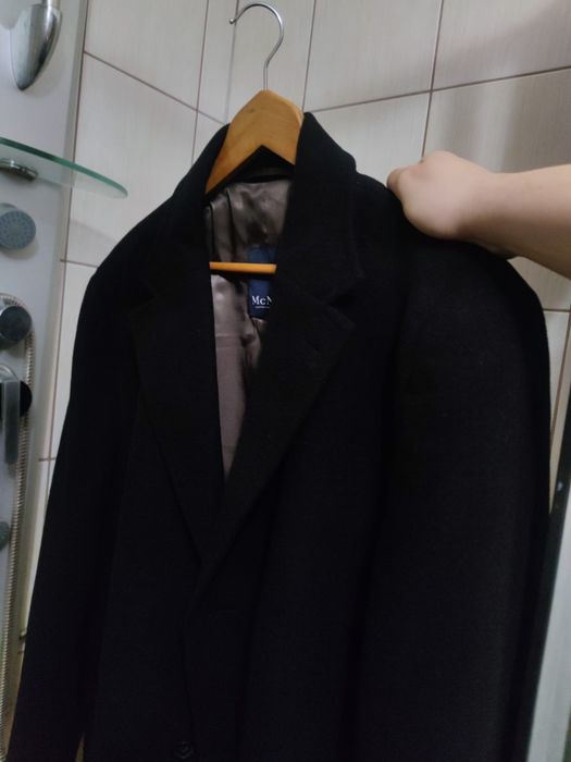 płaszcz XL McNeal coat dyplomatka overcoat wełna wool wełniany wool bl