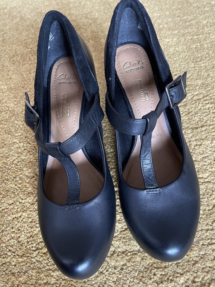 Туфли женские черные Clark’s 37 размер