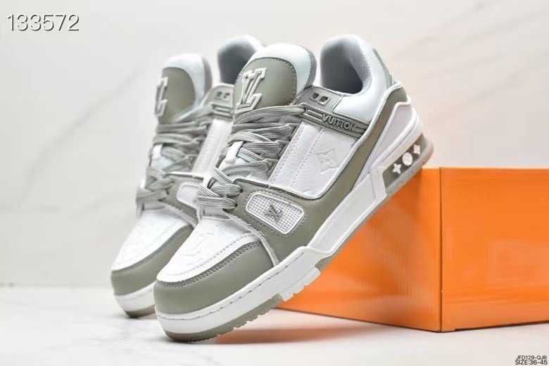 buty Espadryle Louis_Vuitton_LV_Trainer_White_GrayEspadryle  r.43