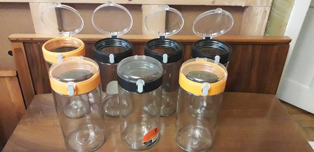 Набор посуди "Колобок 3" СССР, фляга,  банки для сипучих, миски, ковш