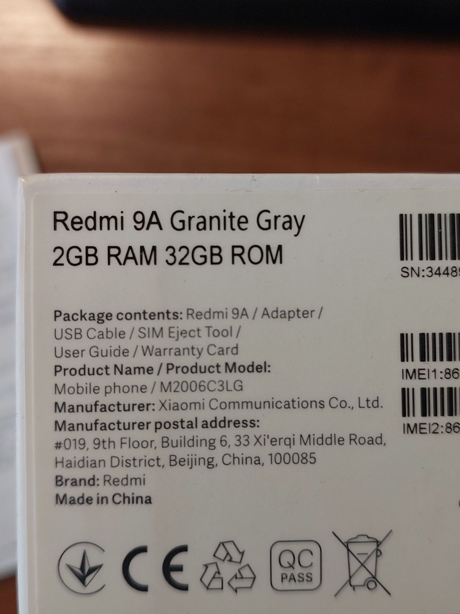 Продам Xiaomi Redmi 9A