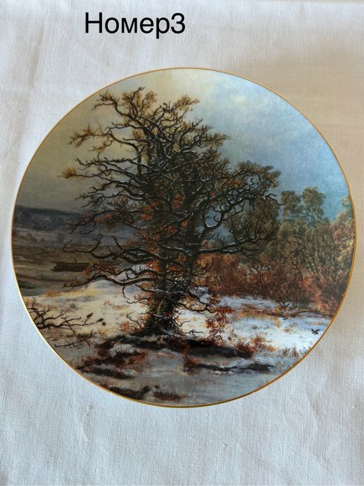 Винтаж: Коллекционные настенные декоративные фарфоровые тарелки.