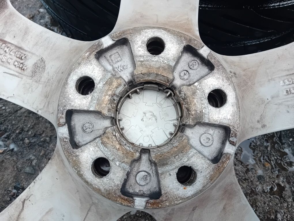 Alu 16" 5x112 oryg Seat Vw Audi nowe opony lato