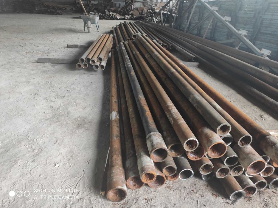 Труба НКТ для стовпчиків огорожі 73мм.