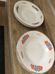 Talerze z PRlu porcelanowe 3 szt plus 3 szt