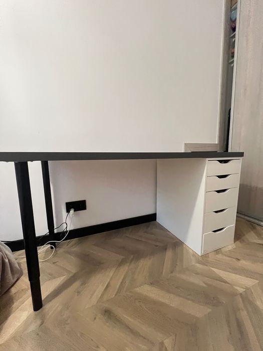 Biurko ikea + szafka