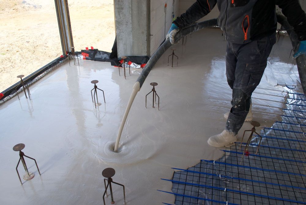 Wylewki anhydrytowe wylewka anhydrytowa/pianobeton/układanie styropian