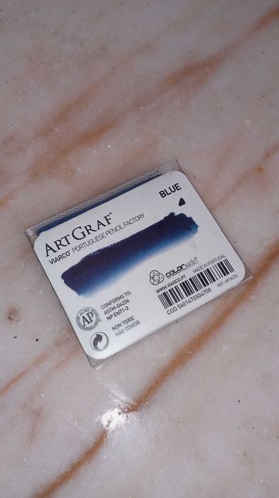 Grafite Aguarelável Artgraf - Forma de Alfaiate (AZUL)