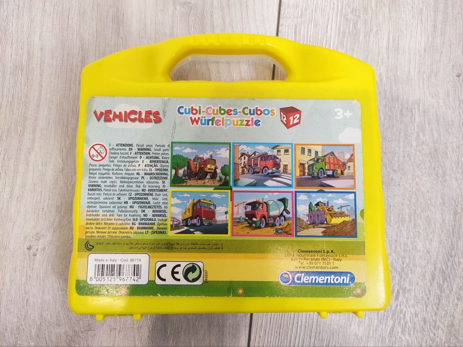 HABA gra labirynt magnetyczny robot + gratis puzzle - klocki Clementon