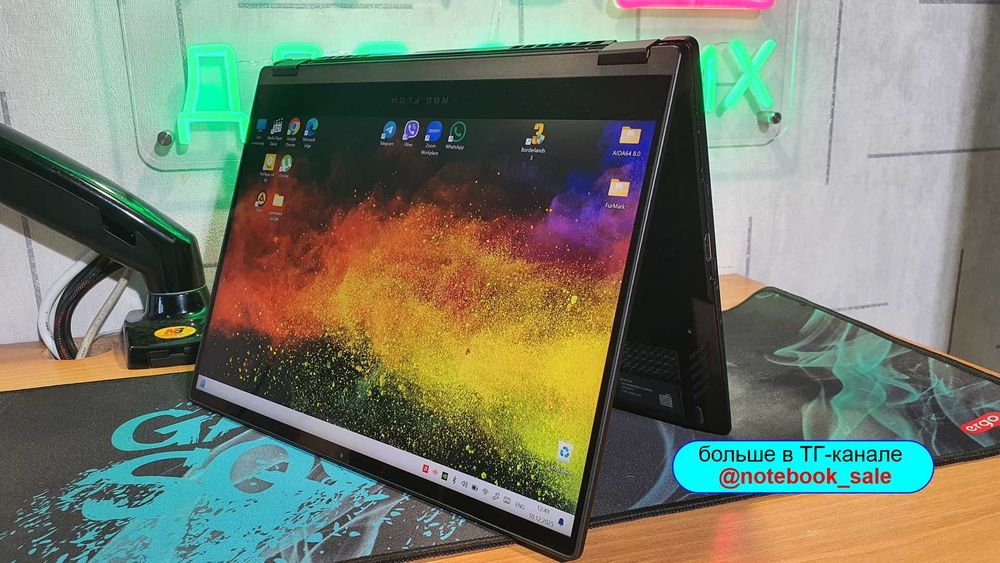 Asus ROG Flow X13 WUXGA 120Hz, 13,4" R9 6900HS, 16Gb, 1Tb, RTX3050ti