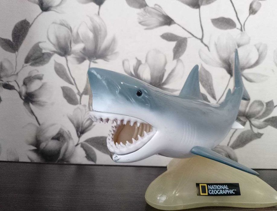 Белая акула, анатомическая (Natiomal Geographic) c подсветкой (33 см)