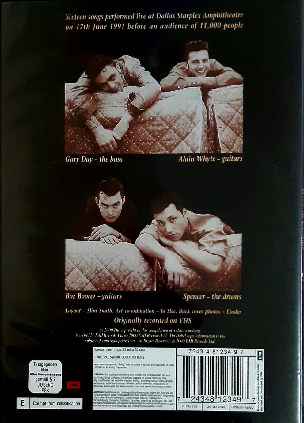Morrissey Live in Dallas'91 dvd The Smiths New Order Joy Division Echo