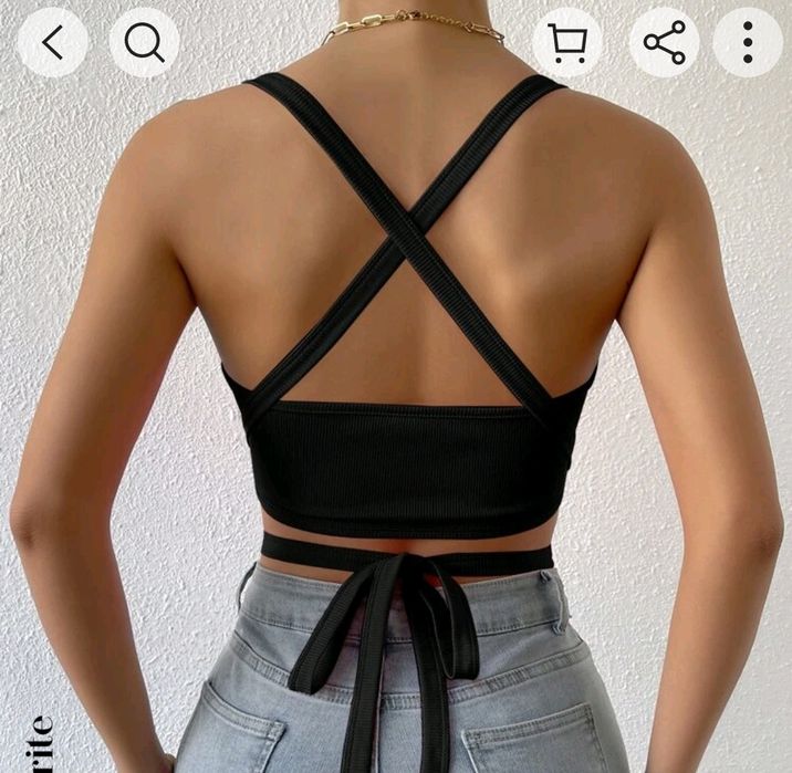 Top, bluzka wiązana.