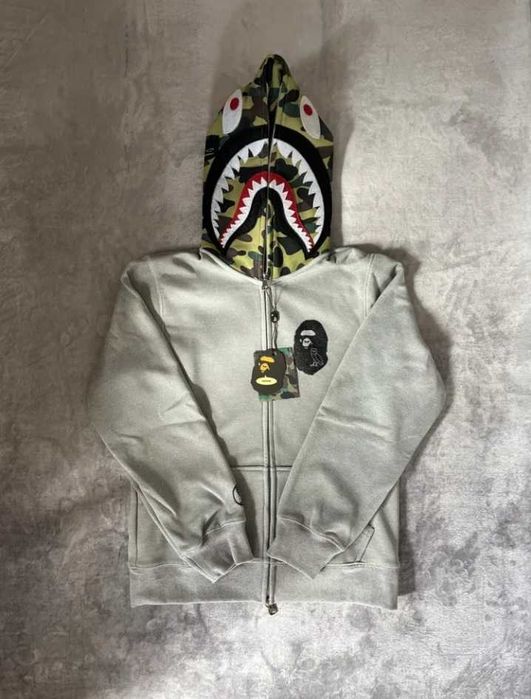 BAPE x OVO Shark Full Zip Hoodie Drip Y2K( Amiri Kenzo Gucci Sp5der)