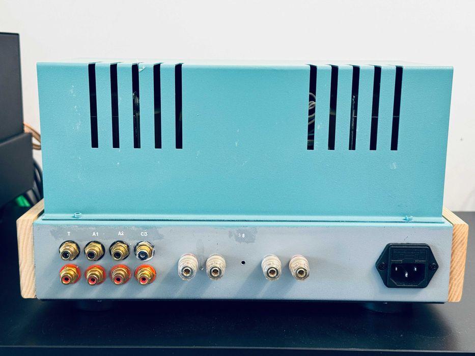 ‼️ Ламповый усилитель papatube Tiffani 6п36с Класс А подсветка изумруд