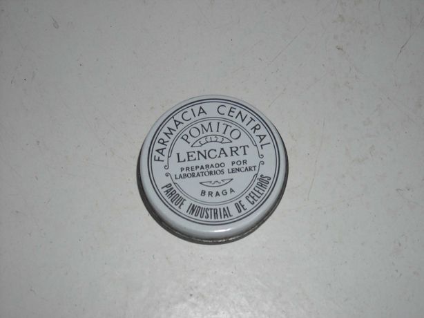 Caixa antiga vintage medicamento Pomito Lencart