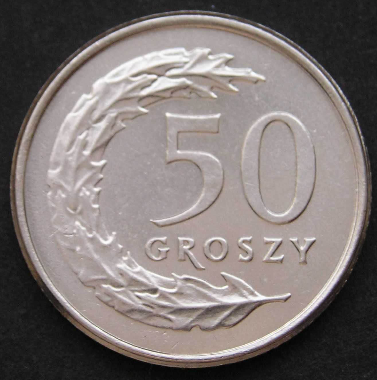 Polska 50 groszy 1991 - stan okołomenniczy