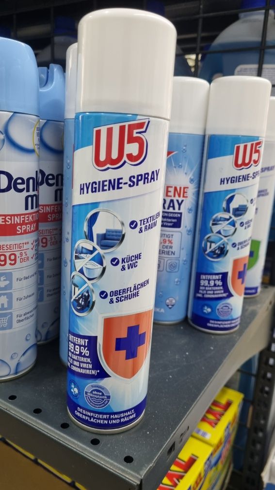 Універсальний засіб для чистки різних поверхонь W5 Hygiene-spray 400мл