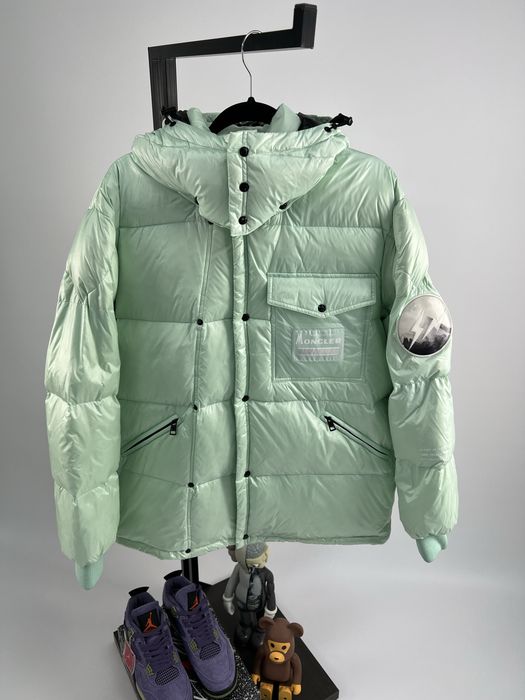 Пуховик 7 MONCLER Fragment Hiroshi Fujiwara Anthemy Green