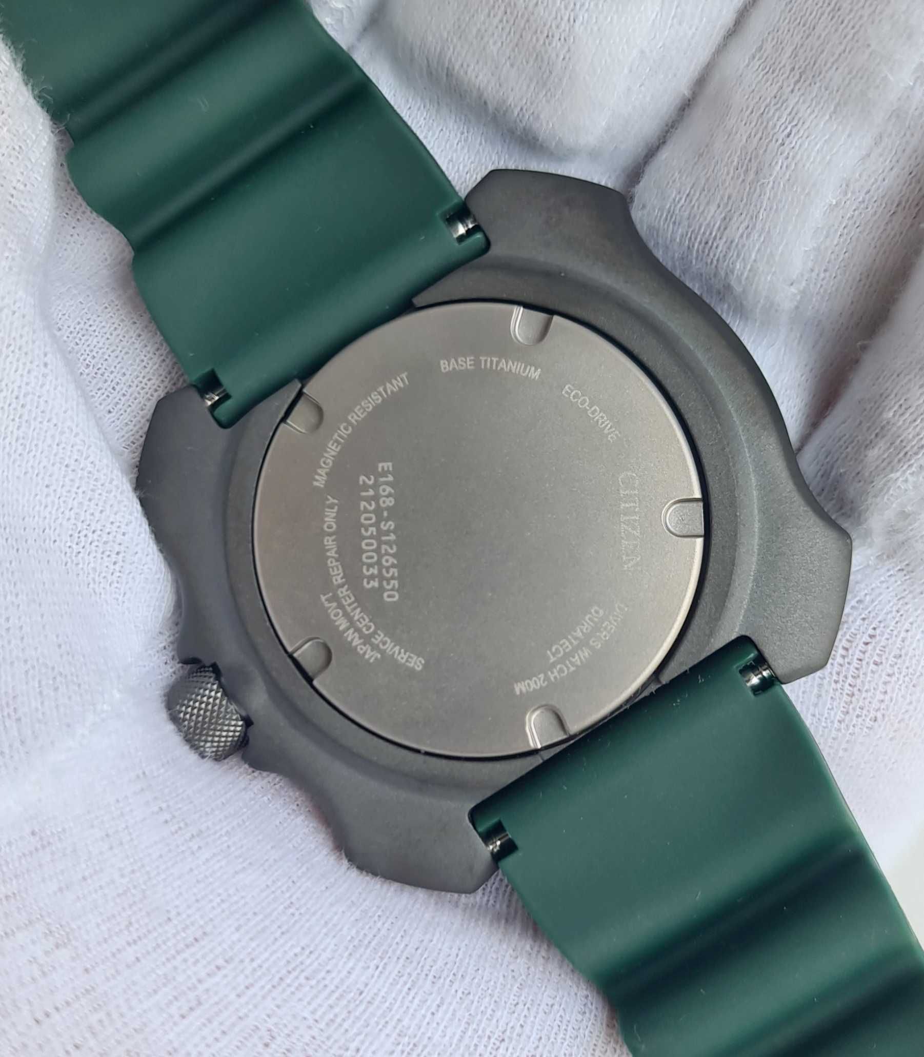 Чоловічий годинник Citizen Promaster Titanium Eco-Drive 200m Diver