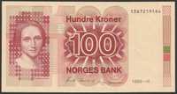 Norwegia 100 koron 1989 - Collet
