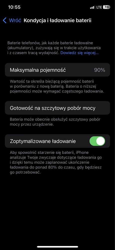 Iphone X czarny 64g