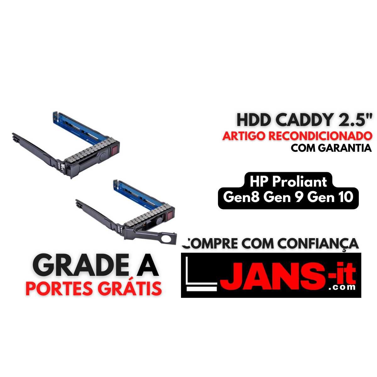 HP HDD Caddy (tray) 2.5" SAS SATA - Recondicionado com Garantia