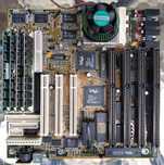 Płyta główna Biostar MB 8500tvx + Pentium 133 + RAM. Retro PC