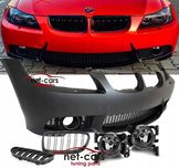 Zderzak przód + grill + halogeny BMW E90 E91 08-12 LCI wzór M3 Spryski
