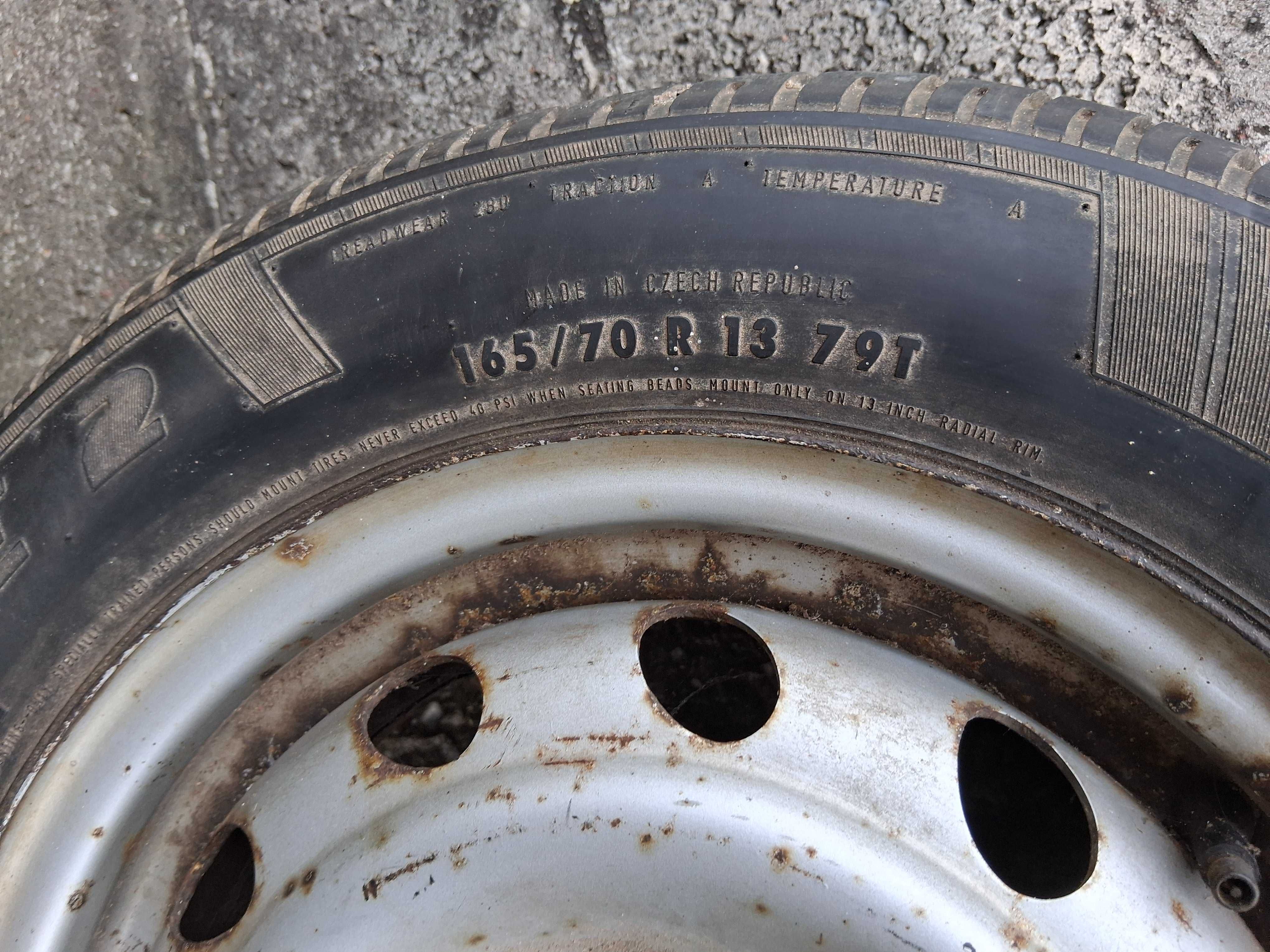 Opony z felgami, alufelgi rozmiar R13