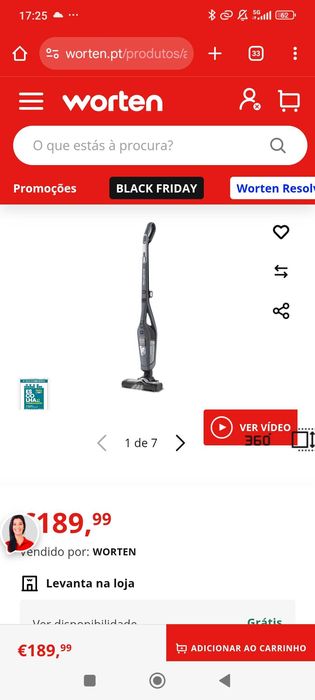 Aspirador vertical Rowenta