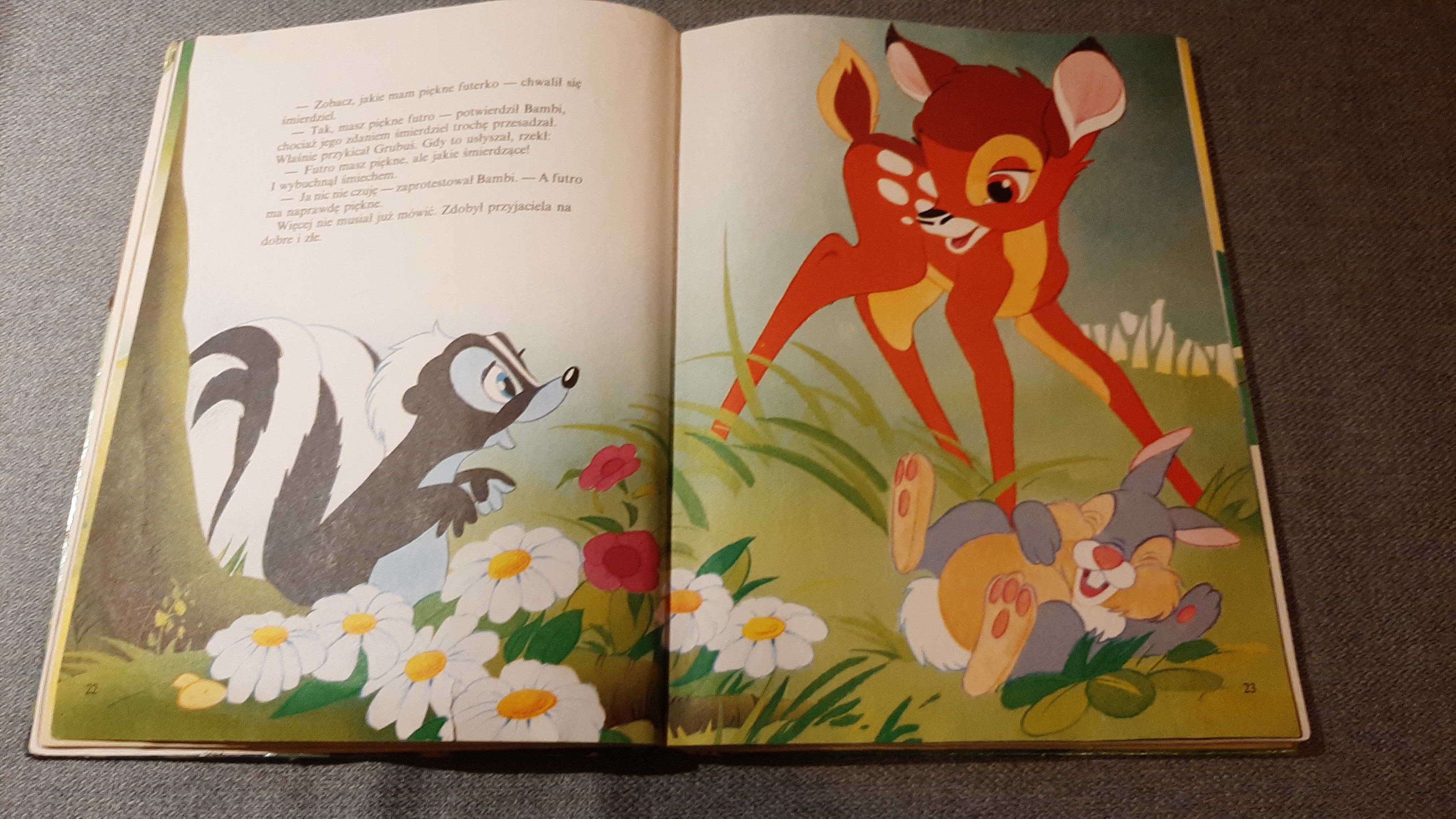 Bambi i Zajączek Tuptuś Disney format A4 twarda oprawa Sarenka Jelonek