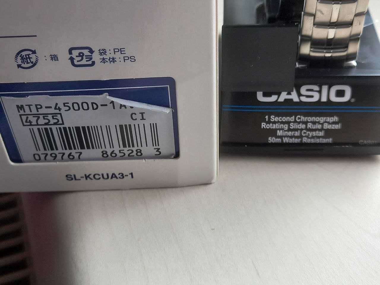 Casio MTP-4500D, годинник чоловічий, хронограф, НОВИЙ
