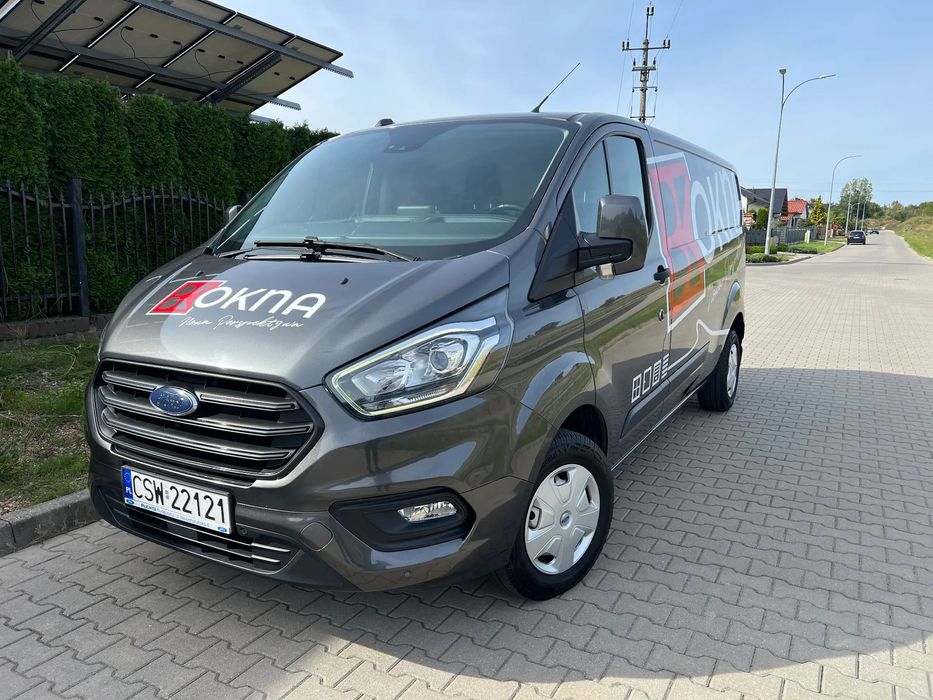 Ford TRANSIT CUSTOM  2,0 Diesel 130KM z polskiego salonu, Jak nowy, Vat 23% !
