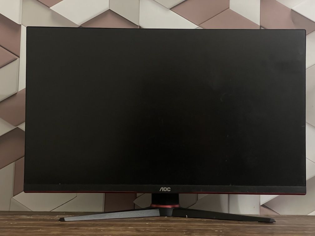 Монитор AOC 27'' 27G2U5/BK, IPS, 1920x1080, 2xHDMI/DPort/VGA, 1мс, 75г