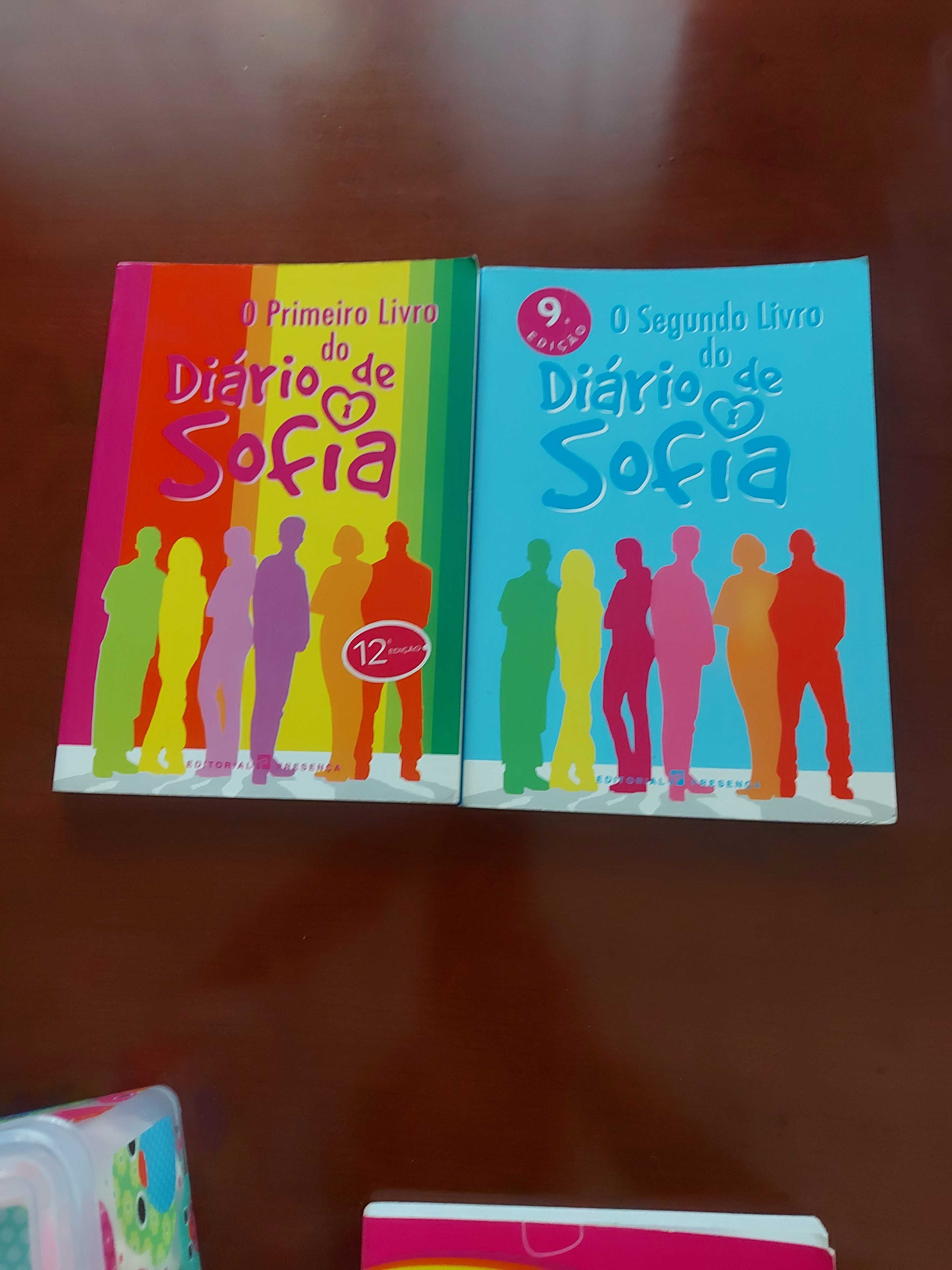 O primeiro e segundo livro do Diário da Sofia