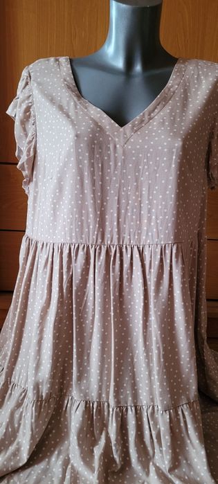 Nowa  sukienka z falbaną 44 PROMOCJA  wyprzedaż szafy