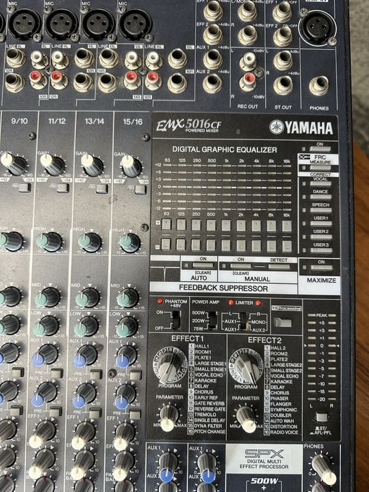 Kolumny JBL JRX 100 + Power mixer Yamaha EMX5016CF
