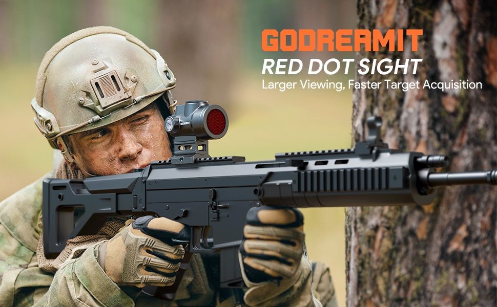 GODREAMIT Red Dot Sight, 1x28mm 4 moa калиматор