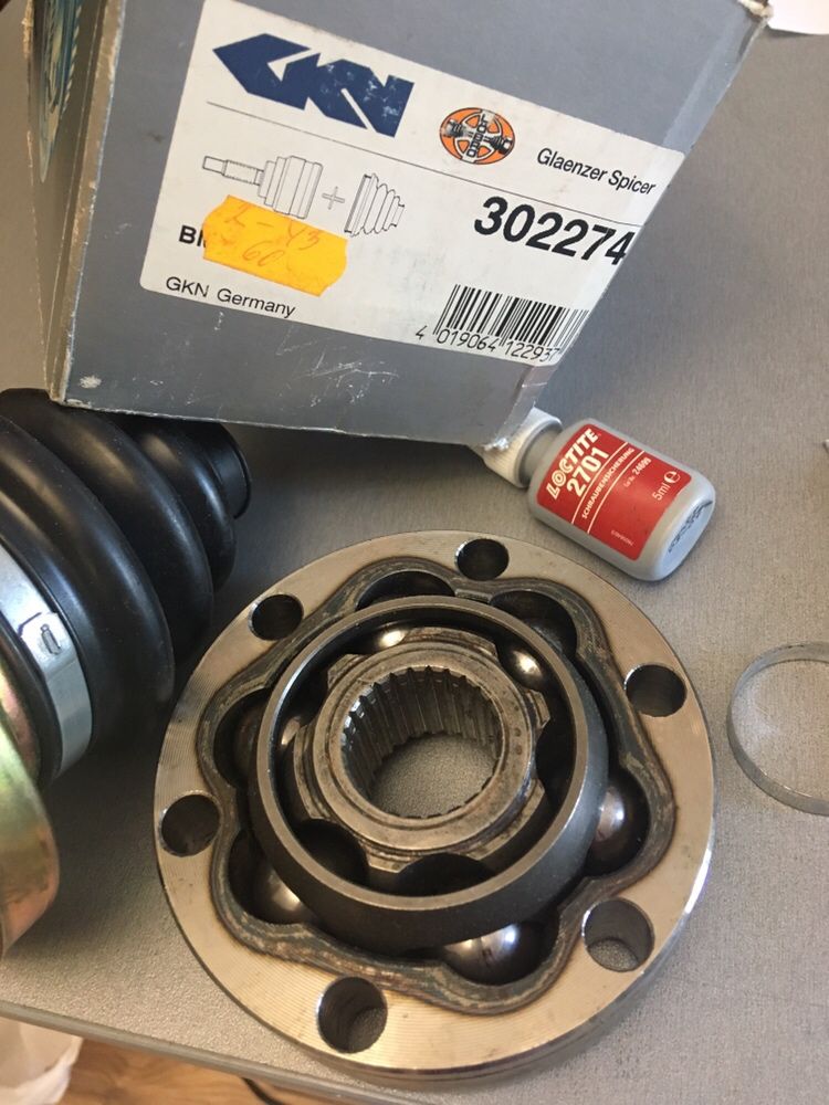 Шрус внутренний GKN, SPIDAN, LOBRO 302274 для БМВ Е36 323і, 325і, 328і