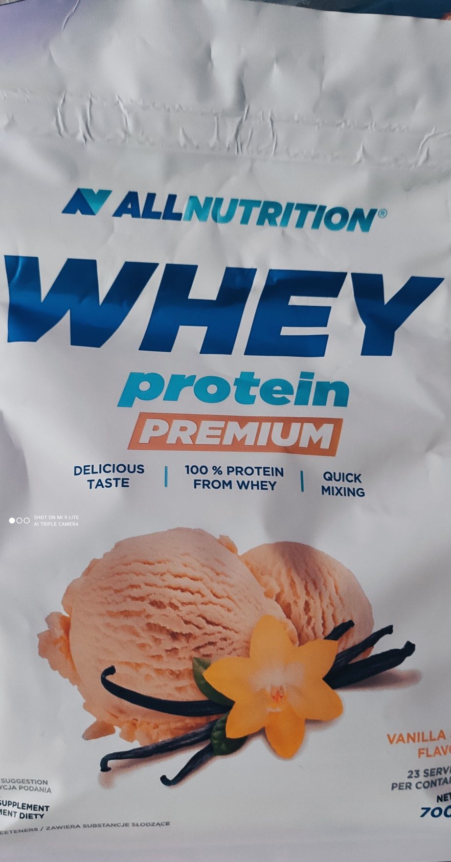 Białko WPC Premium, Allnutrition, 700g, vanilla flavour
