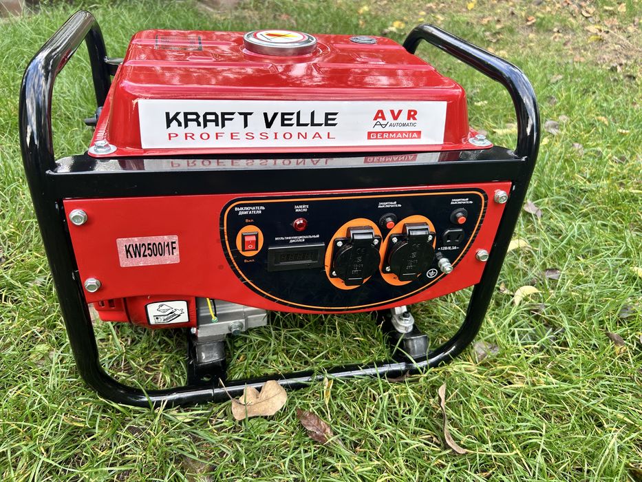 Бензиновий генератор KrafTWele 2500 2,5kW 1F