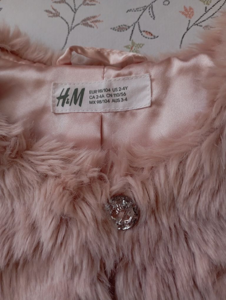 Болеро шубка H&M 2-4р 98-104р