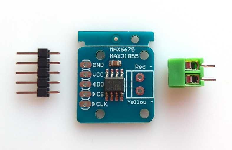 Підсилювач MAX6675 модуль вимірювання температури для термопари К-типу