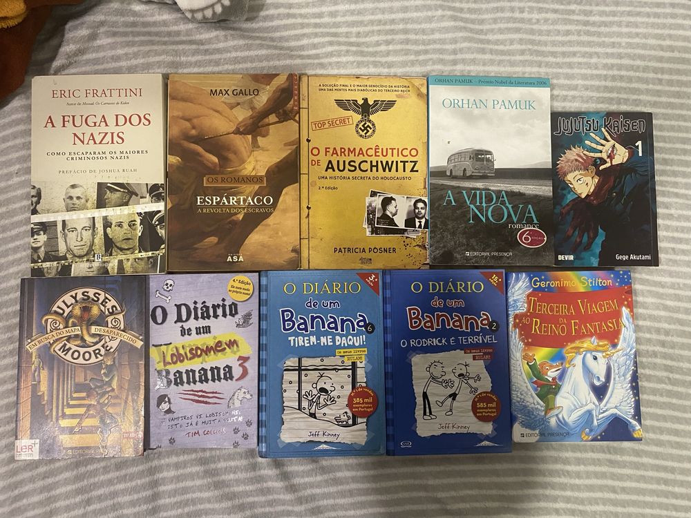 vendo livros usados